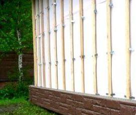 Пароизоляция деревянной стены - тип 1