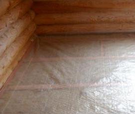 Пароизоляция для пола в деревянном доме - вариант 4