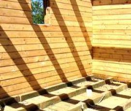 Пароизоляция для пола в деревянном доме - вариант 3