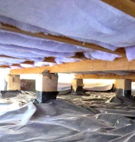 Пароизоляция для потолка - вариант 1