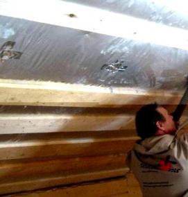 Пароизоляция для потолка - вариант 4