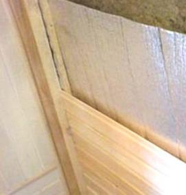 Пароизоляция между балок - вариант 3