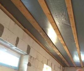 Пароизоляция на потолок в частном доме - тип 1