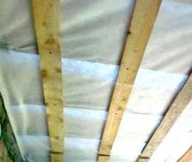 Пароизоляция на потолок в частном доме - тип 3