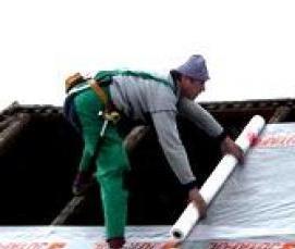 Пароизоляция на стропила - тип 2