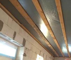 Пароизоляция потолка при холодном чердаке - модель 2