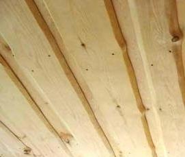 Пароизоляция потолка в деревянной бане - модель 1