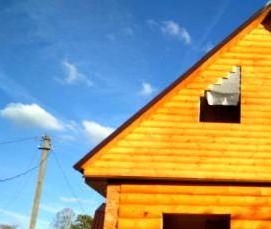 Пароизоляция сруб - вариант 1