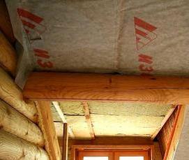 Пароизоляция сруб - вариант 4