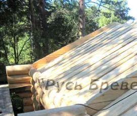 Пароизоляция сруб - вариант 2