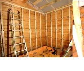 Пароизоляция стен деревянного дома внутри - вариант 2