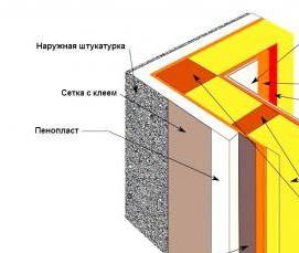 Пароизоляция стен изнутри - тип 1