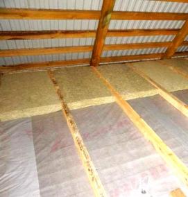 Пароизоляция в деревянном доме - вариант 3