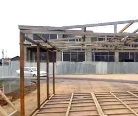 Павильон из металлоконструкций - модель 1