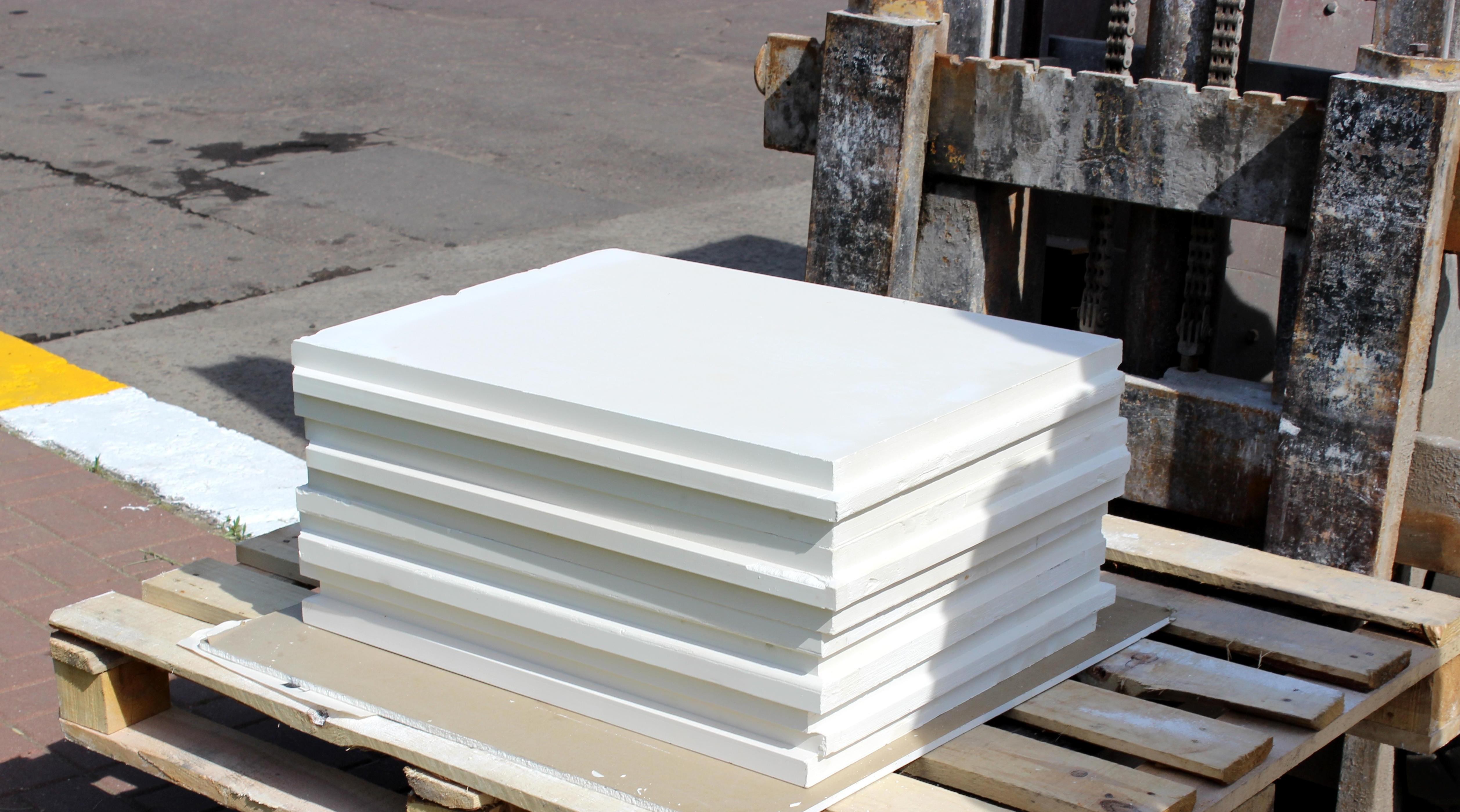 Пазогребневая плита 667х500х80 мм полнотелая влагостойкая - вариант 3