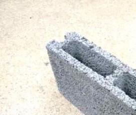 Пазогребневые керамзитобетонные блоки - вариант 3