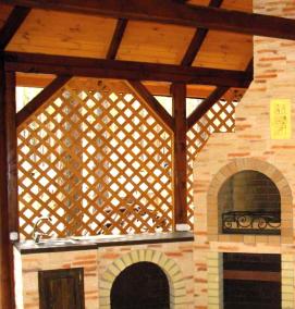 Печь-барбекю каменная - тип 1