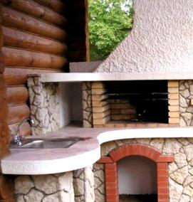 Печь-барбекю каменная - тип 3