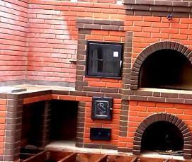 Печи-барбекю для дома - вариант 2