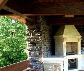 Печи-барбекю из бетона - вариант 1