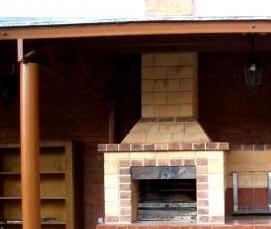 Печи-барбекю из бетона - вариант 4