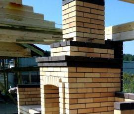 Печи-барбекю из блоков - тип 3