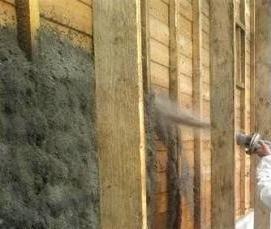 Пенный утеплитель для стен - вариант 3