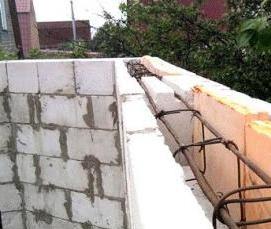 Пеноблок под армопояс - вариант 3