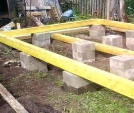 Пеноблоки под теплицу - вариант 3