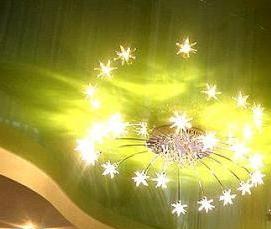 Пенопласт на потолок под люстру - модель 1