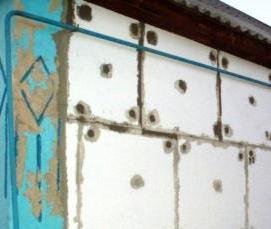 Пенопласт на стену снаружи - тип 2