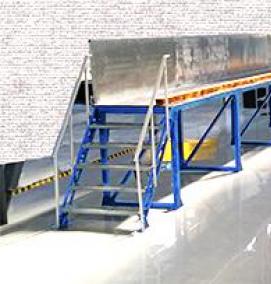 Передвижная площадка для обслуживания оборудования - вариант 1