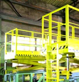 Передвижная площадка для обслуживания оборудования - вариант 2