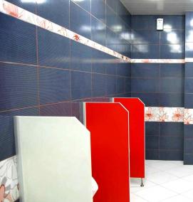 Перегородки для санузлов туалетные кабины - модель 1