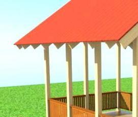 Перила для беседки - тип 1