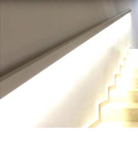 Перила для лестницы с подсветкой - вариант 1