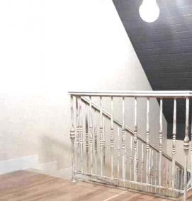 Перила для лестницы с подсветкой - вариант 4