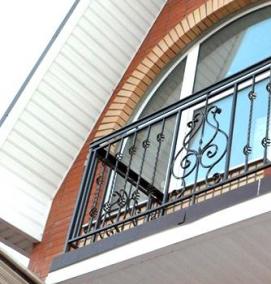 Перила для панорамного балкона - вариант 1