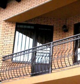 Перила для панорамного балкона - вариант 4