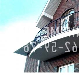 Перила для панорамного балкона - вариант 3