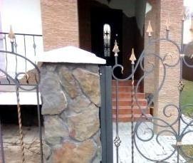 Перила из металлопрофиля - модель 1