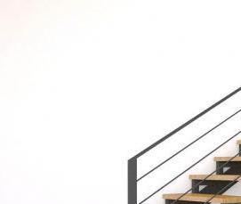 Перила из металлопрофиля - модель 4