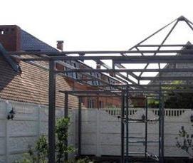 Перила из металлопрофиля - модель 2