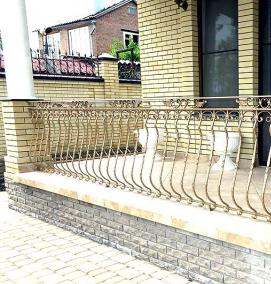 Перила из профиля - вариант 2