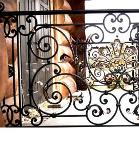 Перила кованые из металла - вариант 2