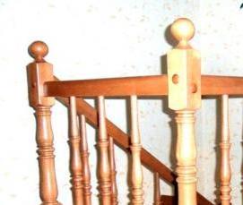 Перила настенные для лестницы - тип 3