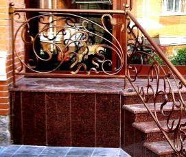 Перила под бронзу - модель 2