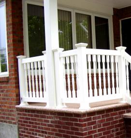 Перила пвх - модель 4