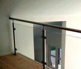 Перила со стеклом - тип 1