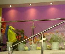 Перила со стеклом - тип 3